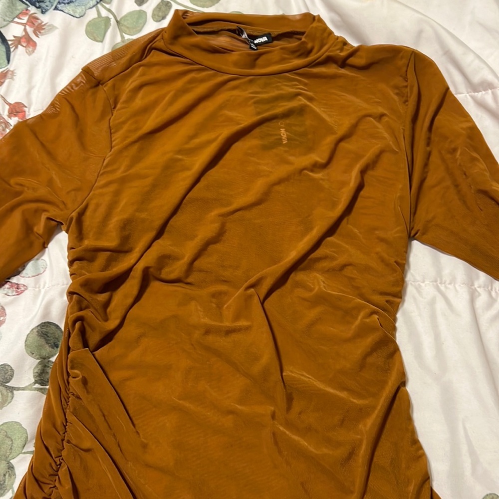 Mesh Brown dress with under garments